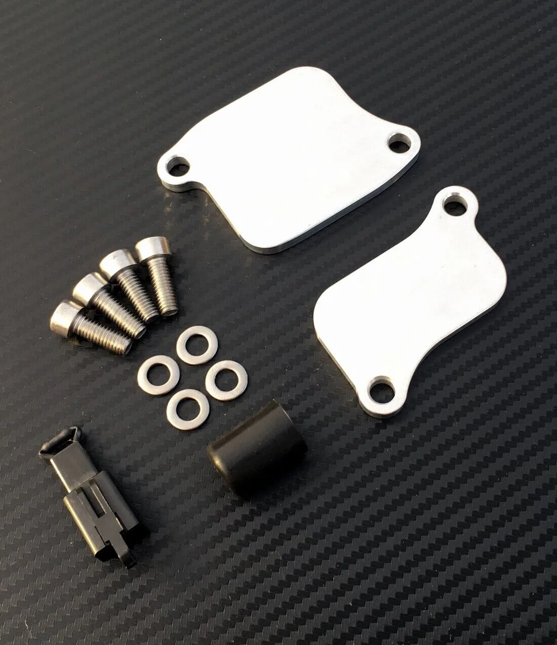 2006-12 Triumph Daytona & Street Triple 675 675R SMOG Plates AIS Valve Block Off