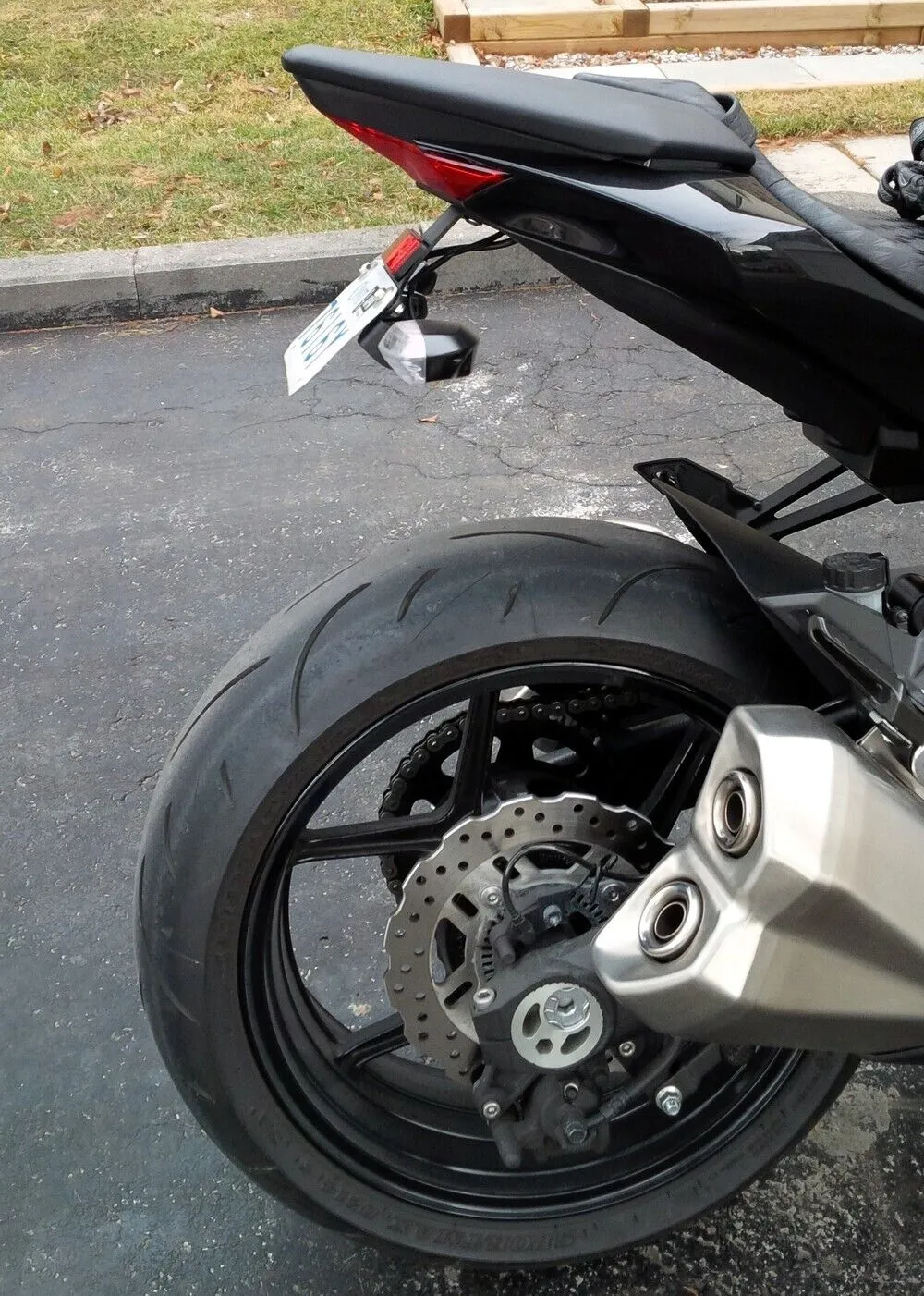 2010 - 2024 Kawasaki Z1000 Fender Eliminator Z1000R Tail Tidy Plate Bracket