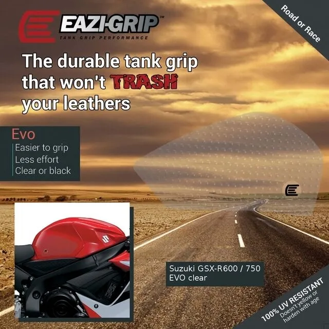 2011   GSX-R750 Eazi-Grip Evo Tank Traction Pads GSXR Clear L5 L6 L7 L8 L9 L0 L1