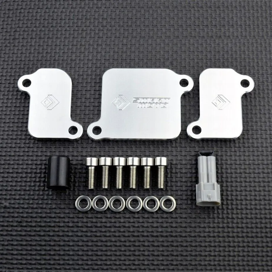 2013   Yamaha FJR1300 SMOG Block Off Plates AIS Valve Eliminator Kit FJR 1300