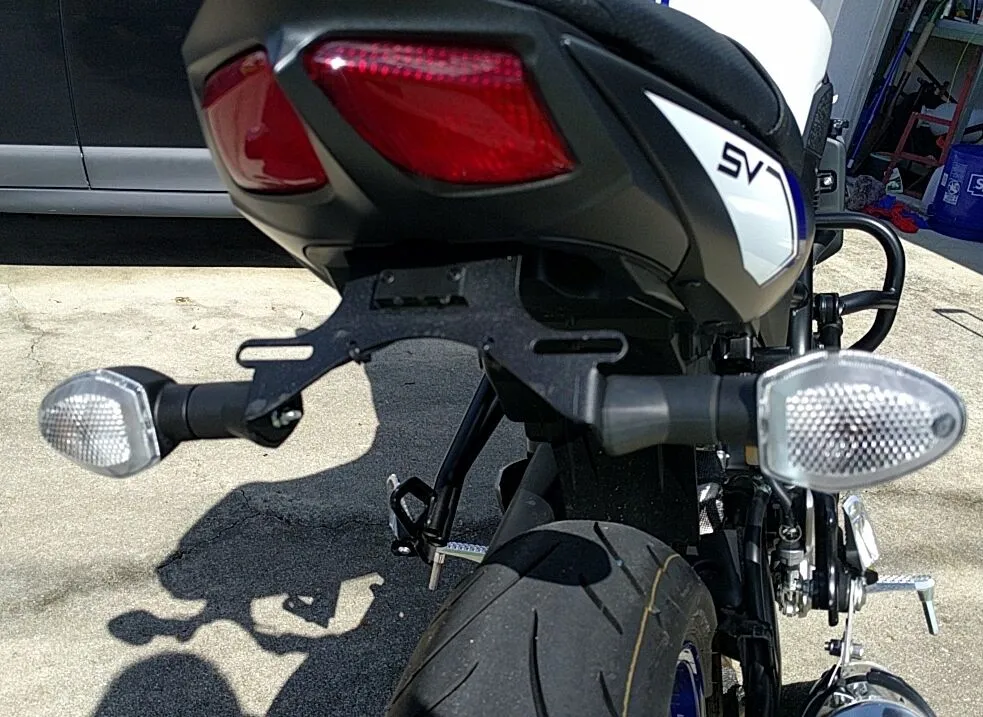 2016 - 2024 SV650 Fender Eliminator Plate Bracket Tail Tidy SV 650 SV650X