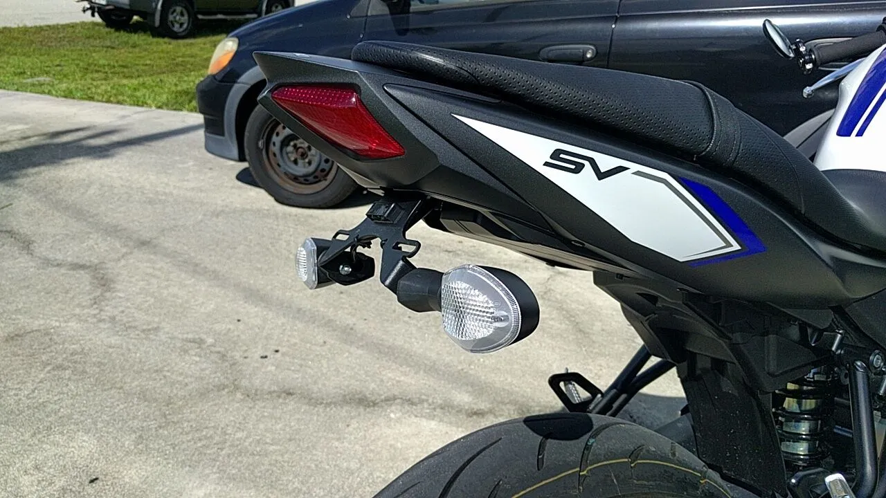 2016 - 2024 SV650 Fender Eliminator Plate Bracket Tail Tidy SV 650 SV650X