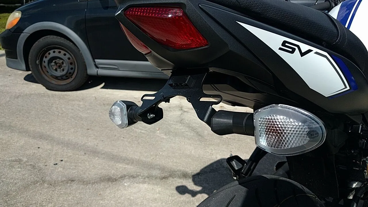 2016 - 2024 SV650 Fender Eliminator Plate Bracket Tail Tidy SV 650 SV650X