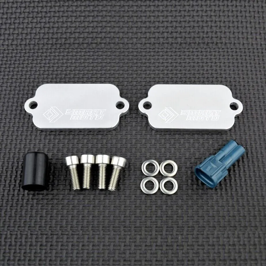 2017   Suzuki V-Strom DL 650 SMOG Block Off Plates PAIR Eliminator DL650 VSTROM