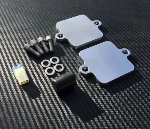 2017   Yamaha R1 SMOG Block Off Plates PAIR SAS AIS Valve Eliminator Kit R1M