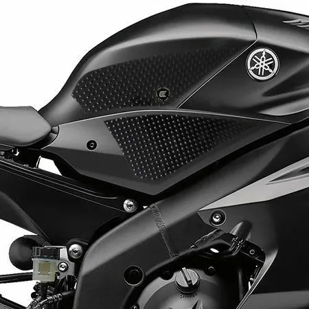 2017   Yamaha R6 Eazi-Grip Evo Tank Traction Pads 2018 2019 2020 2021 2022 Black