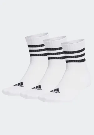 Adidas - 3S C Spw Mid Pack Of 3 White/Black - Socks