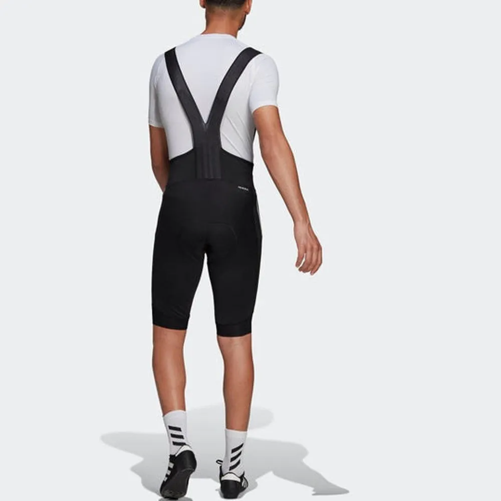 Adidas Men's The Padded Cycling Bib Shorts, Black/White