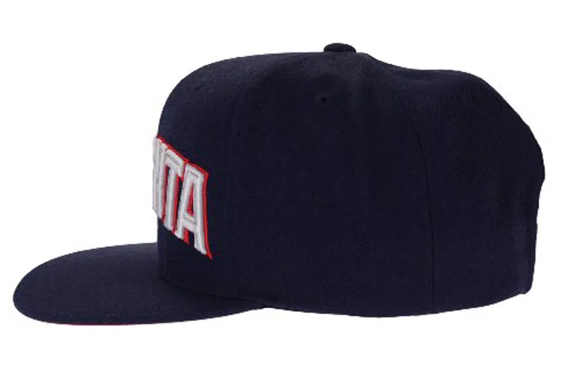 Adidas NBA Men's Atlanta Hawks Snapback Cap Hat, Navy