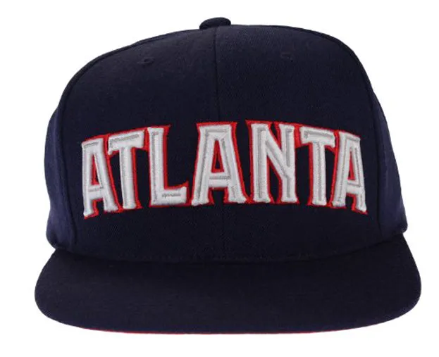 Adidas NBA Men's Atlanta Hawks Snapback Cap Hat, Navy