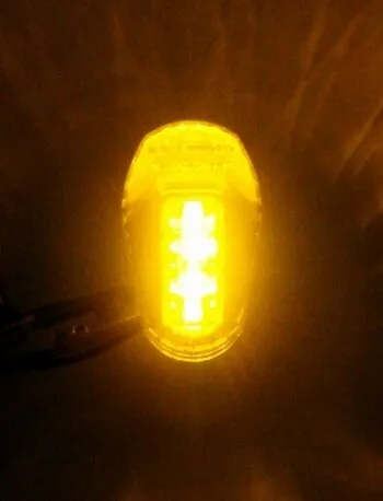 Aero LED Turn Signals R3 FZ6 FZ6R FZ8 FZ1 MT07 MT09 MT10 FZ09 Flush Mount Clear