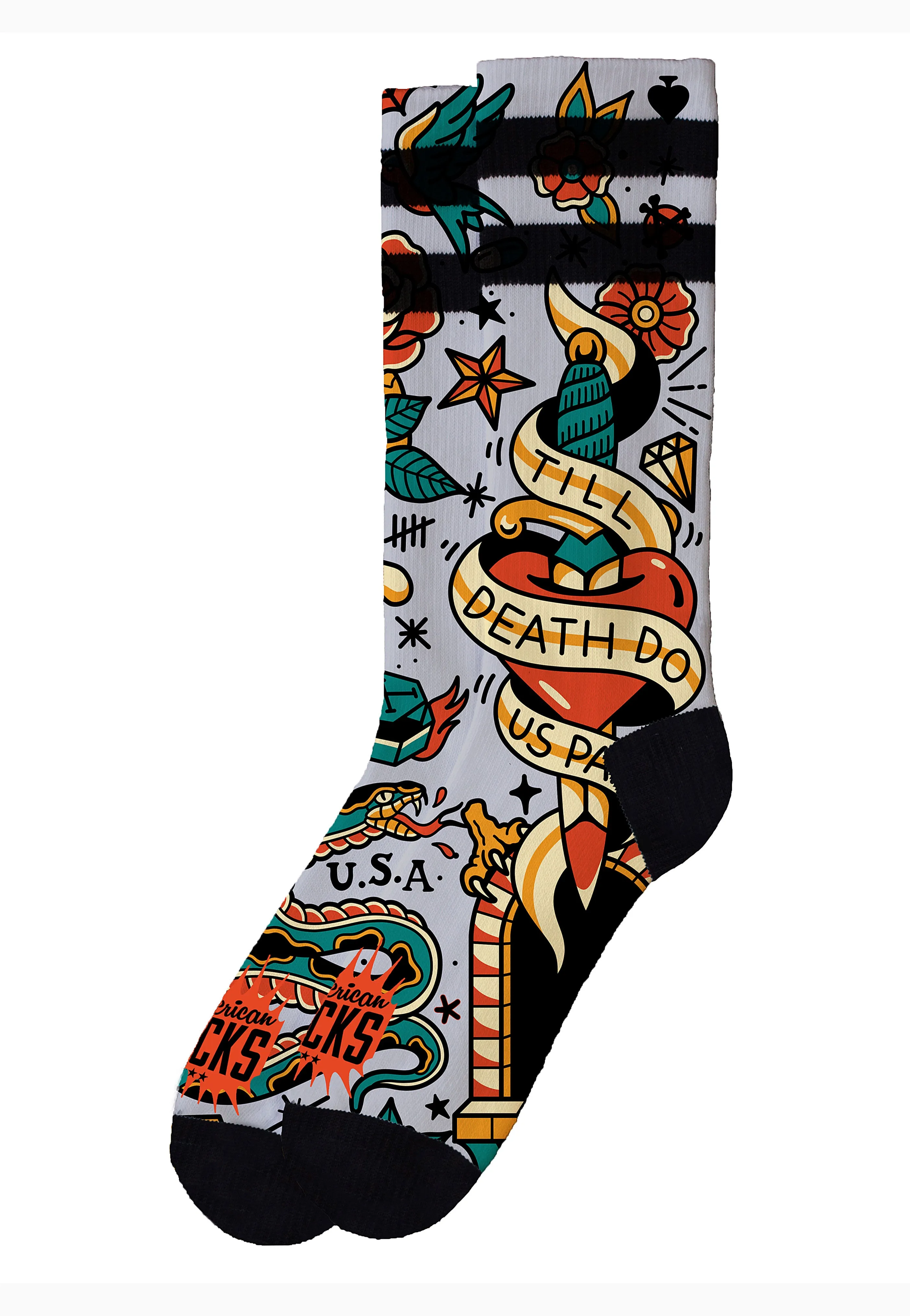 American Socks - Till Death Do Us Part Mid High - Socks