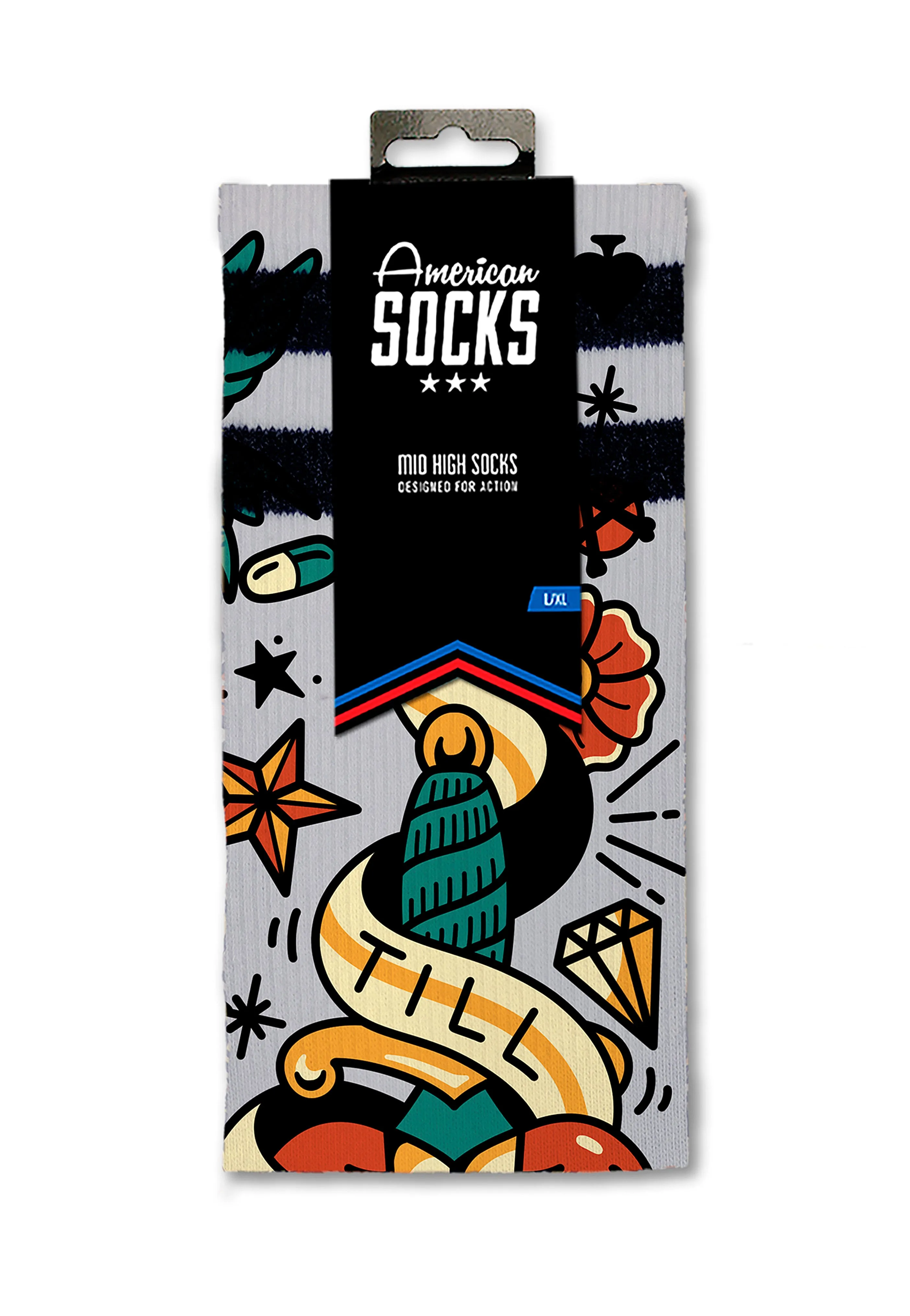 American Socks - Till Death Do Us Part Mid High - Socks