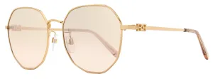 Bally Women's Geometric Sunglasses BY0093D 33Z Gold/Rose 58mm