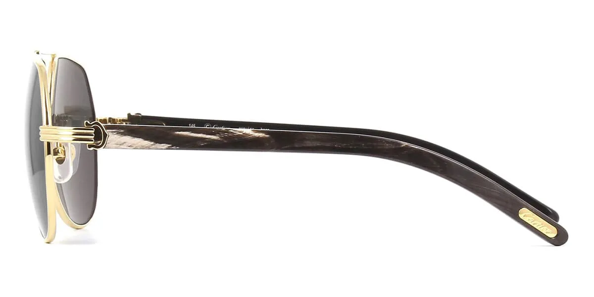 Cartier Buffalo Horn CT0272S 001 9K2 Polarised