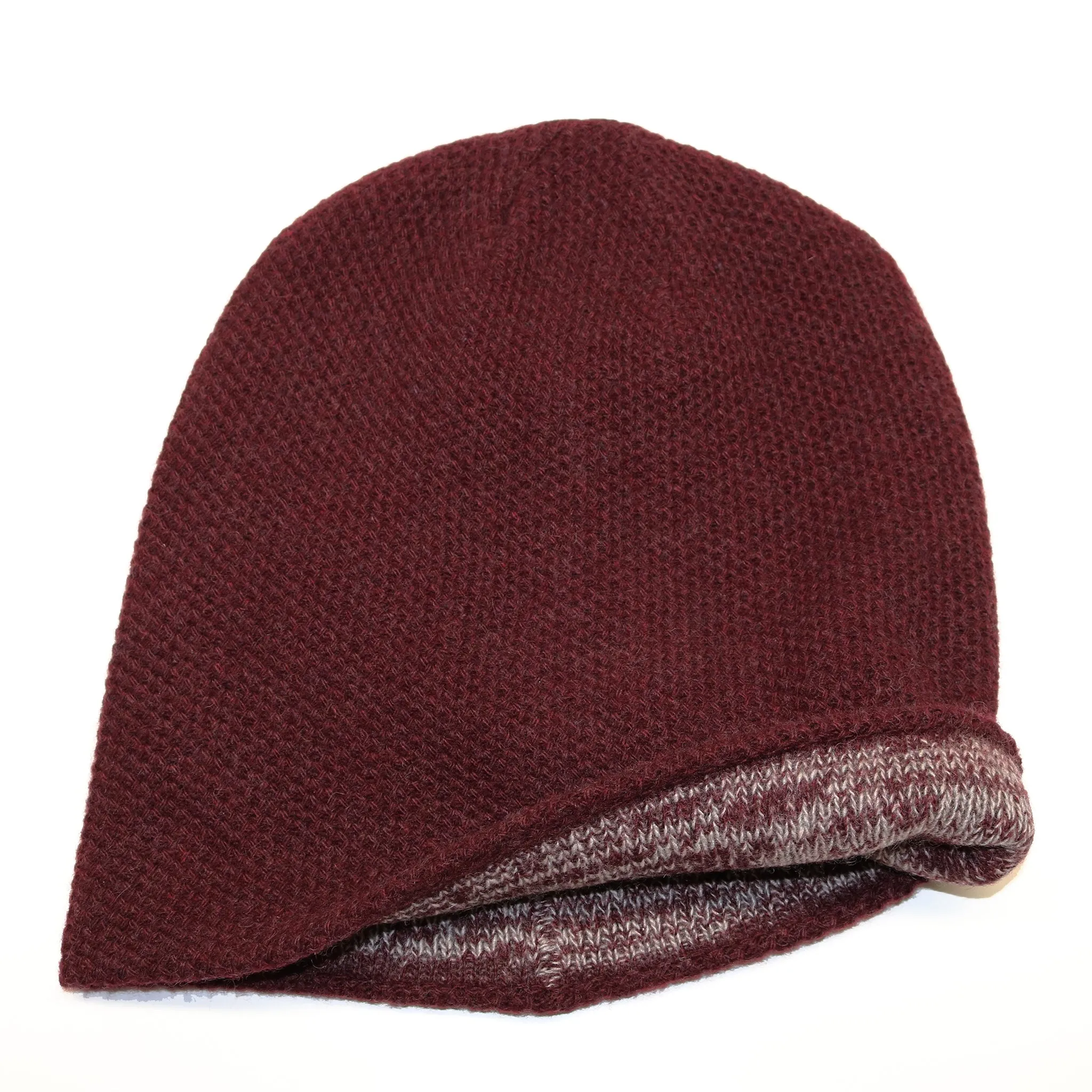 Cashmere Reversible Slouchy Hat