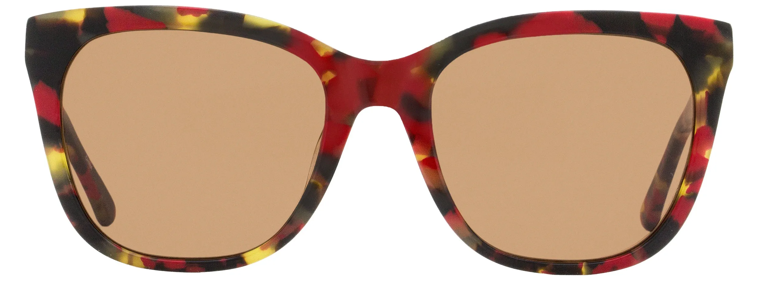 Diane Von Furstenberg Women's Leigha Sunglasses DVF678S 615 Red Tortoise 55mm