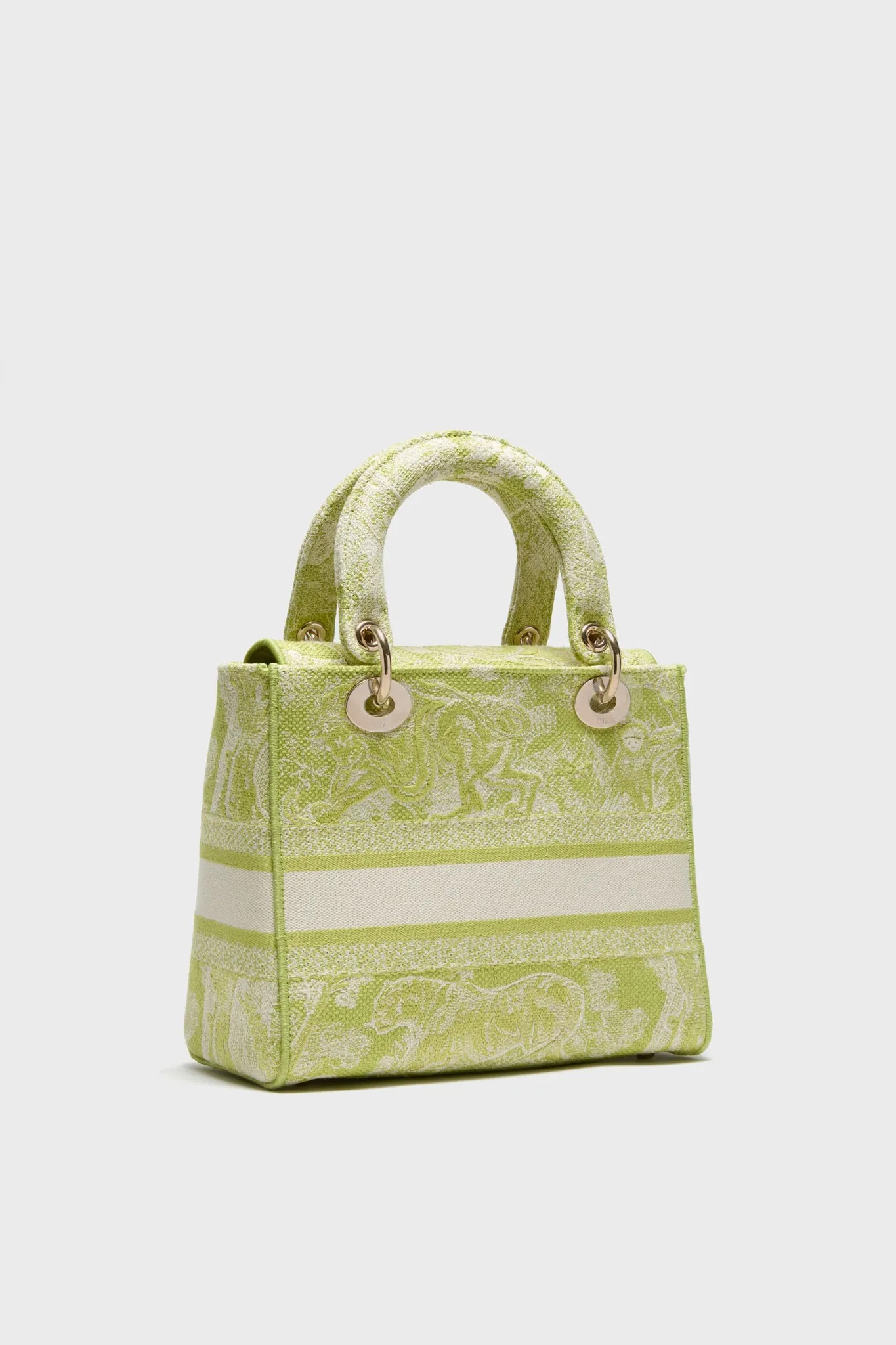 DIOR Embroidered Canvas Toile De Jouy Lady D-Lite Bag