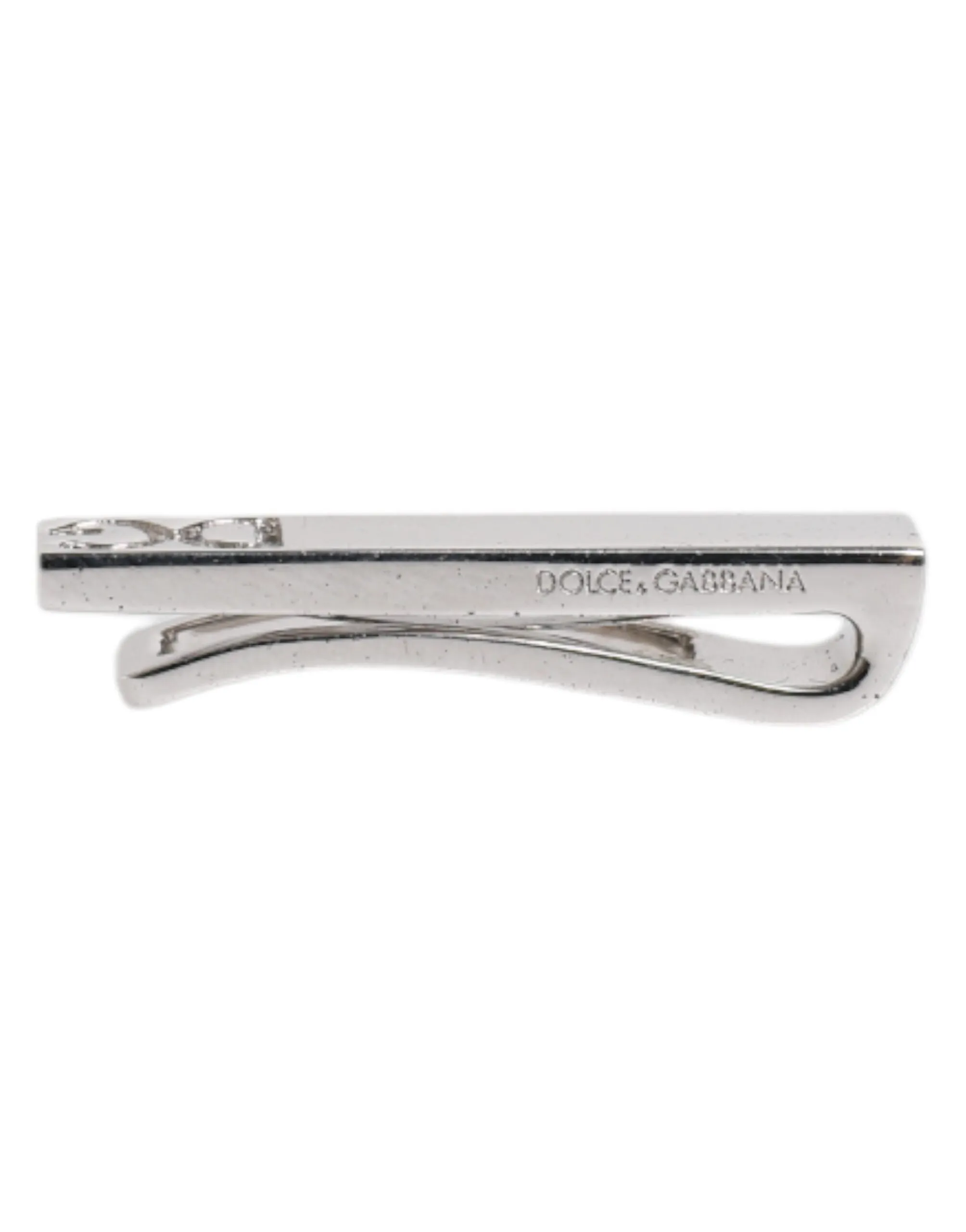Dolce & Gabbana Tone Brass Logo Branded Tie Clip Men's Bar