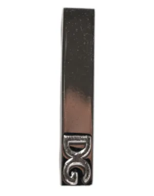 Dolce & Gabbana Tone Brass Logo Branded Tie Clip Men's Bar
