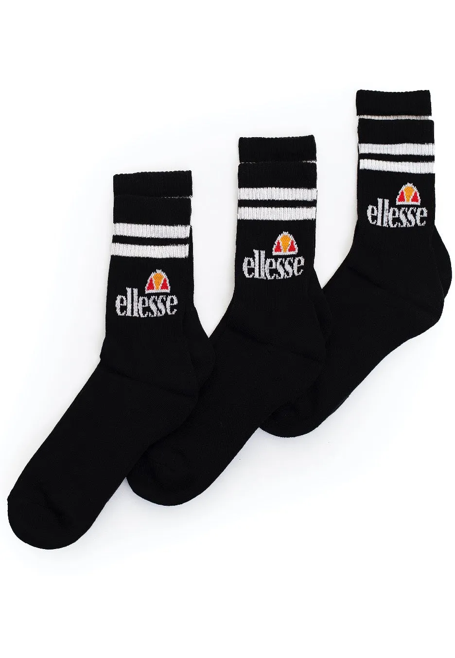 Ellesse - Pullo 3 Pack Black - Socks