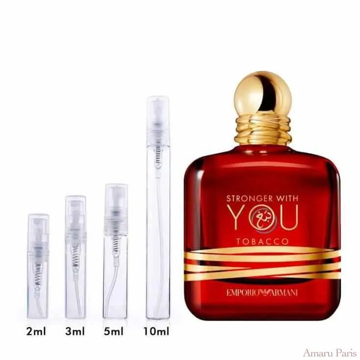 Emporio Armani Stronger With You Tobacco Giorgio Armani for men Decant Samples