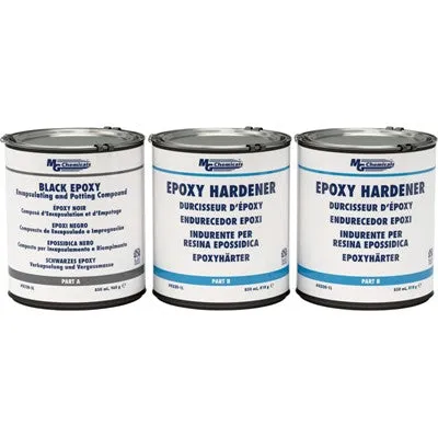 Encapsulating & Potting Black Epoxy Kit, 2.55L (832B-3L)