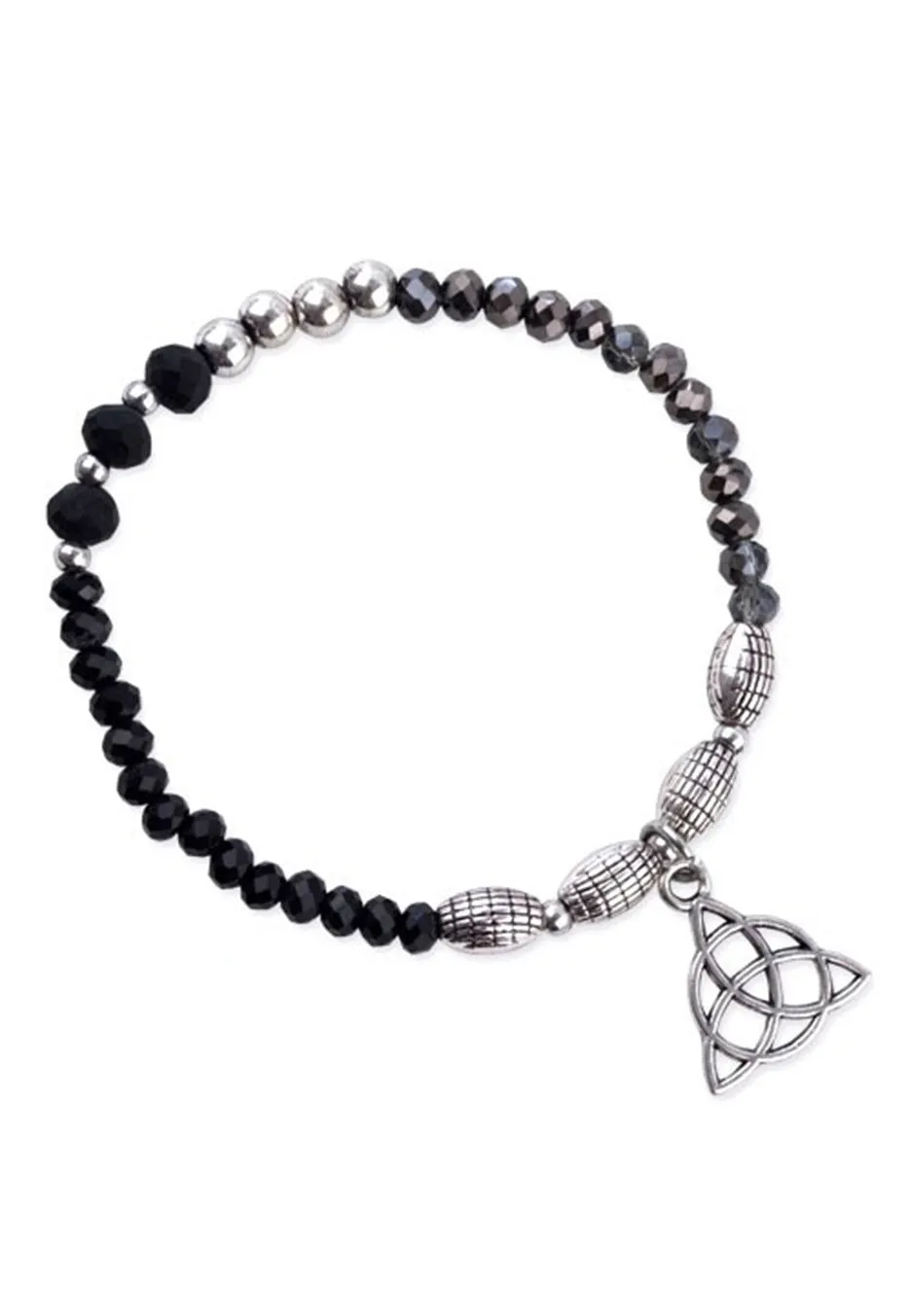 etNox - Real Stone Black/Silver - Bracelet