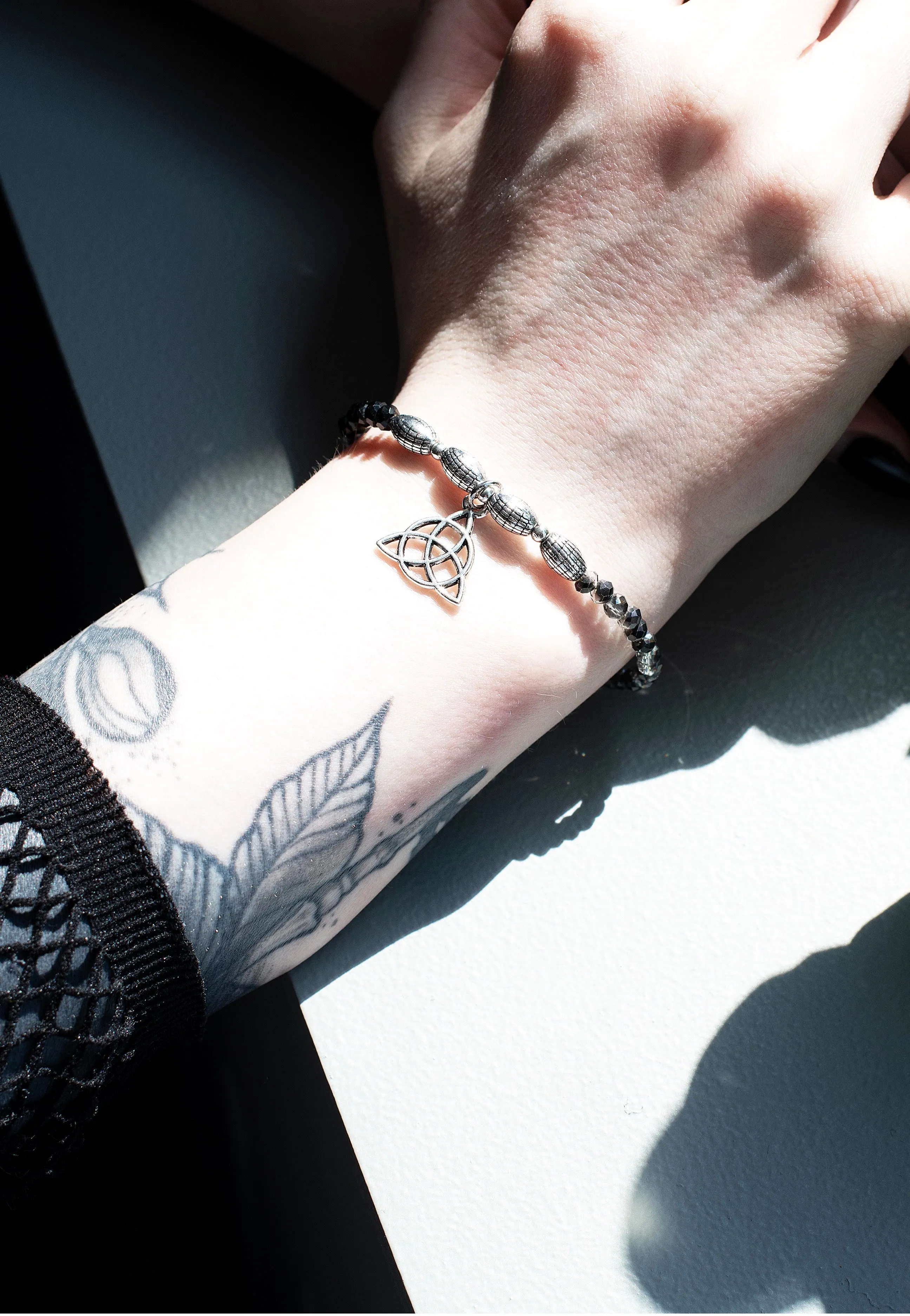 etNox - Real Stone Black/Silver - Bracelet