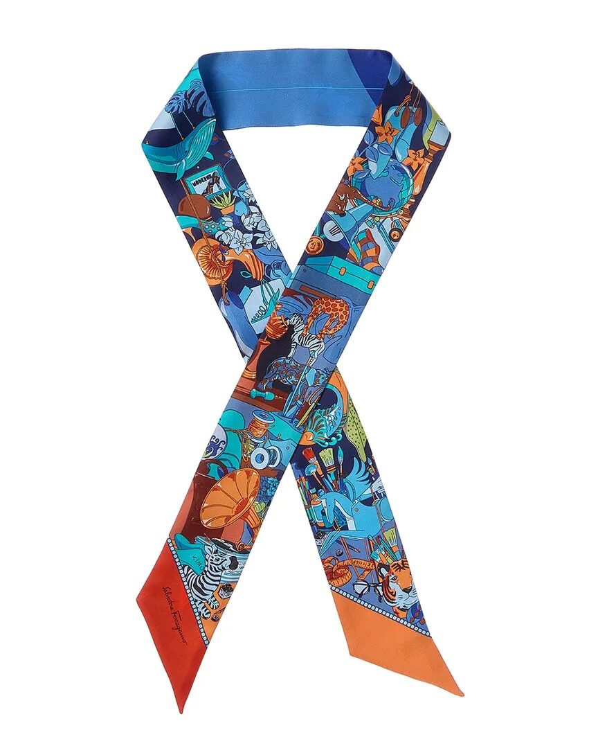 Ferragamo Silk Neck Bow