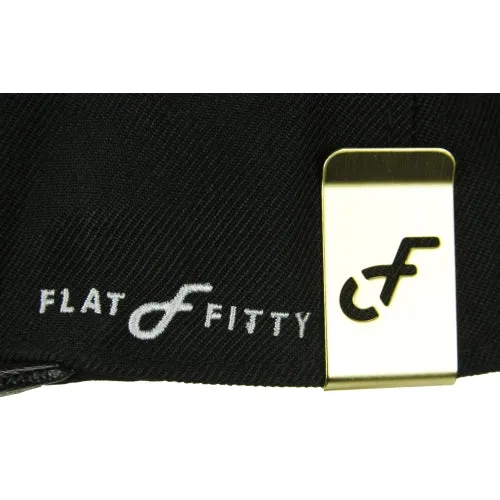 Flat Fitty Forever Young Buckle Back Cap Hat, Black, One Size