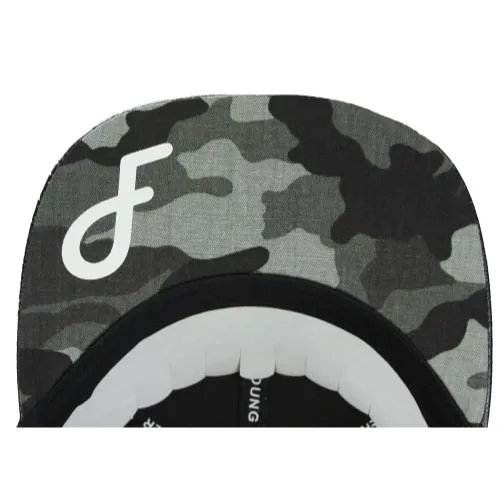 Flat Fitty Forever Young Buckle Back Cap Hat, Black, One Size