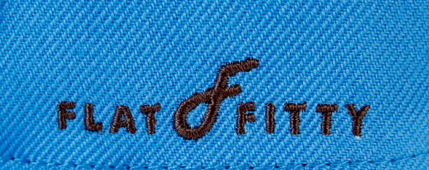 Flat Fitty LeToxic Toxic As F**k Snapback Cap Hat, Light Blue