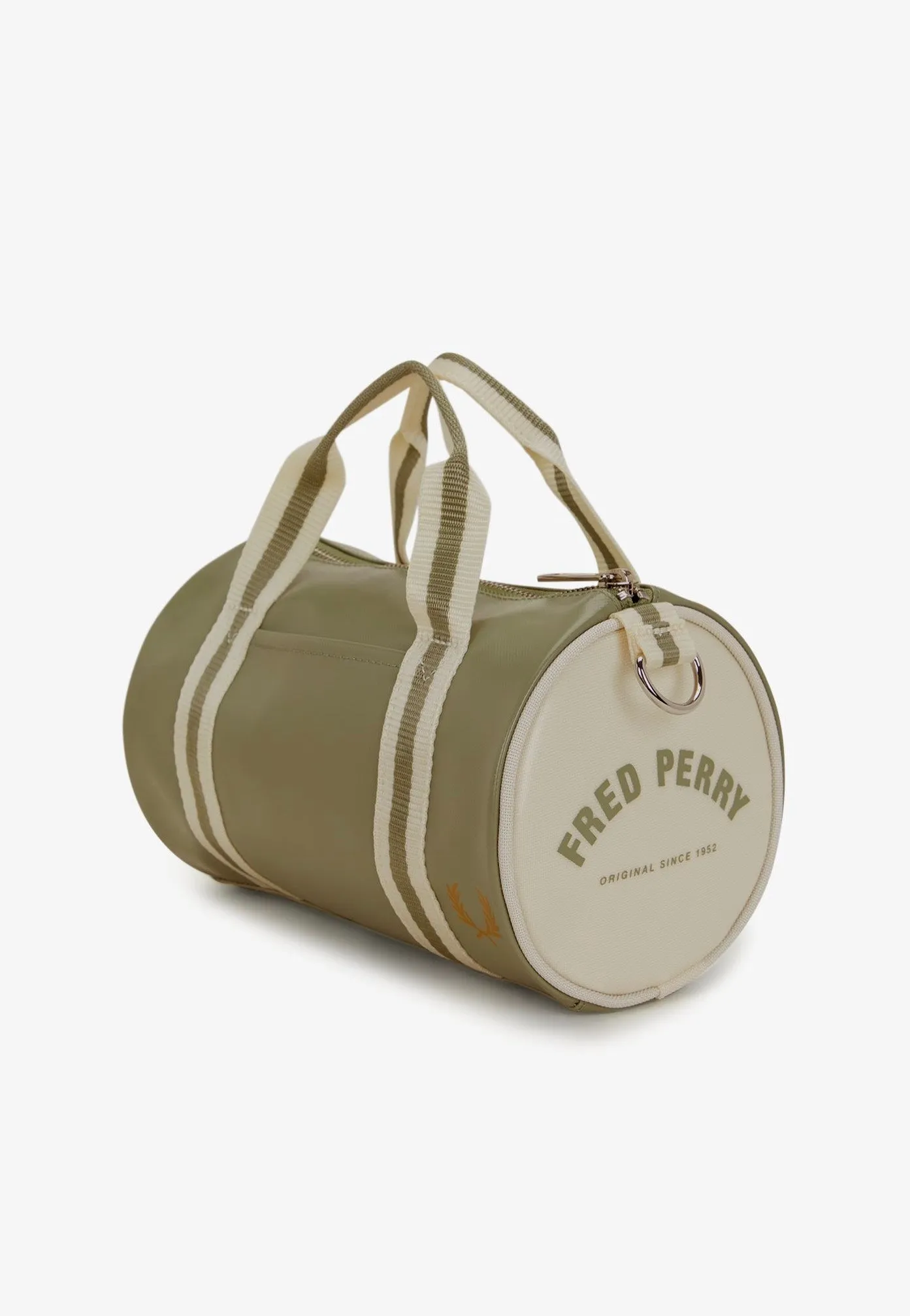 Fred Perry - Classic Mini Barrel Olive Mint - Dufflebag