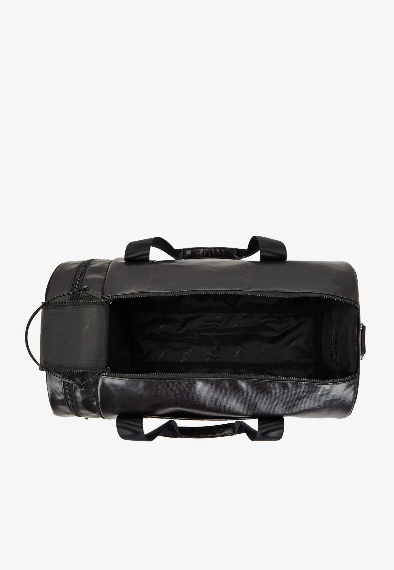 Fred Perry - Tonal Classic Barrel Black/Gold - Dufflebag