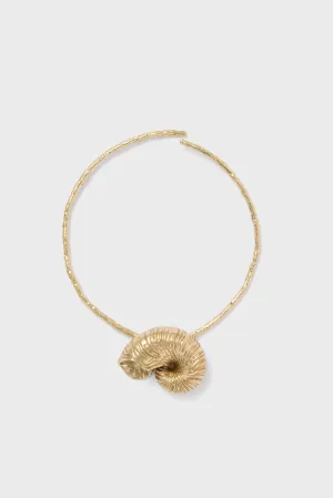 Gold Reverie Nautilus Collar