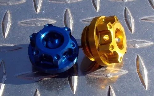 GOLD Yamaha Oil Filler Cap / Plug - R1 R6 FZ1 FZ8 FZ6 XJ6S FZ6R FJR1300 MT01
