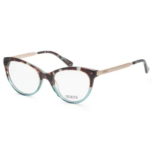 Guess Women's 51 mm Blue Havana Opticals