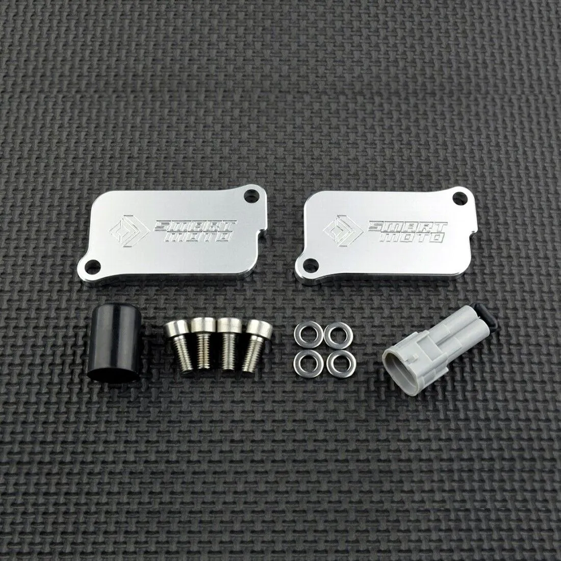 Honda Transalp 700 SMOG Block Off Plates PAIR Eliminator XL700V 2008  