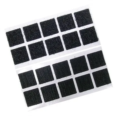 Hook & Loop Pads - 19 x 19mm, 2-part, Pkg/10 (34-160-10)