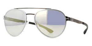ic! berlin Ferrum Gunmetal and Pearl with Quicksilver