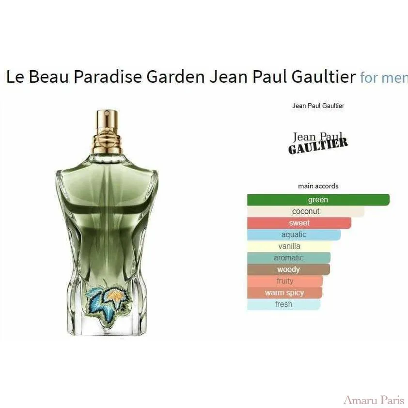 Le Beau Paradise Garden Jean Paul Gaultier for men Decant Samples