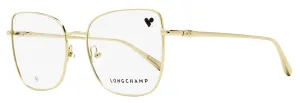 Longchamp Women's Modified Square Eyeglasses LO2159 714 Gold 52mm