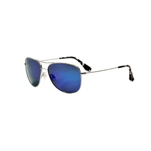 Maui Jim Men's Cliff House 58 mm Silver Reading Sunglasses