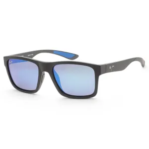 Maui Jim Men's The Flats 57 mm Black Sunglasses