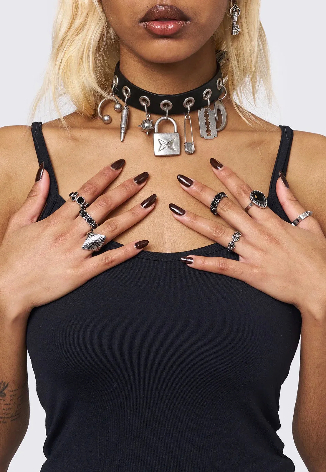 Minga London - Obsidian - Ring Set