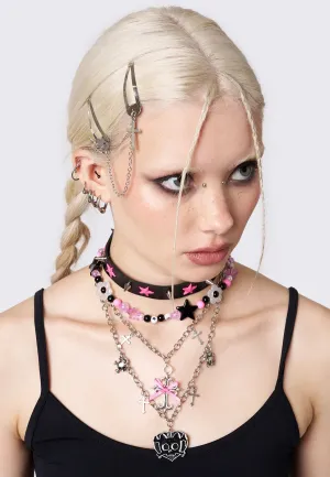 Minga London - Skeletal Passion Multichain Set of 4 - Necklace