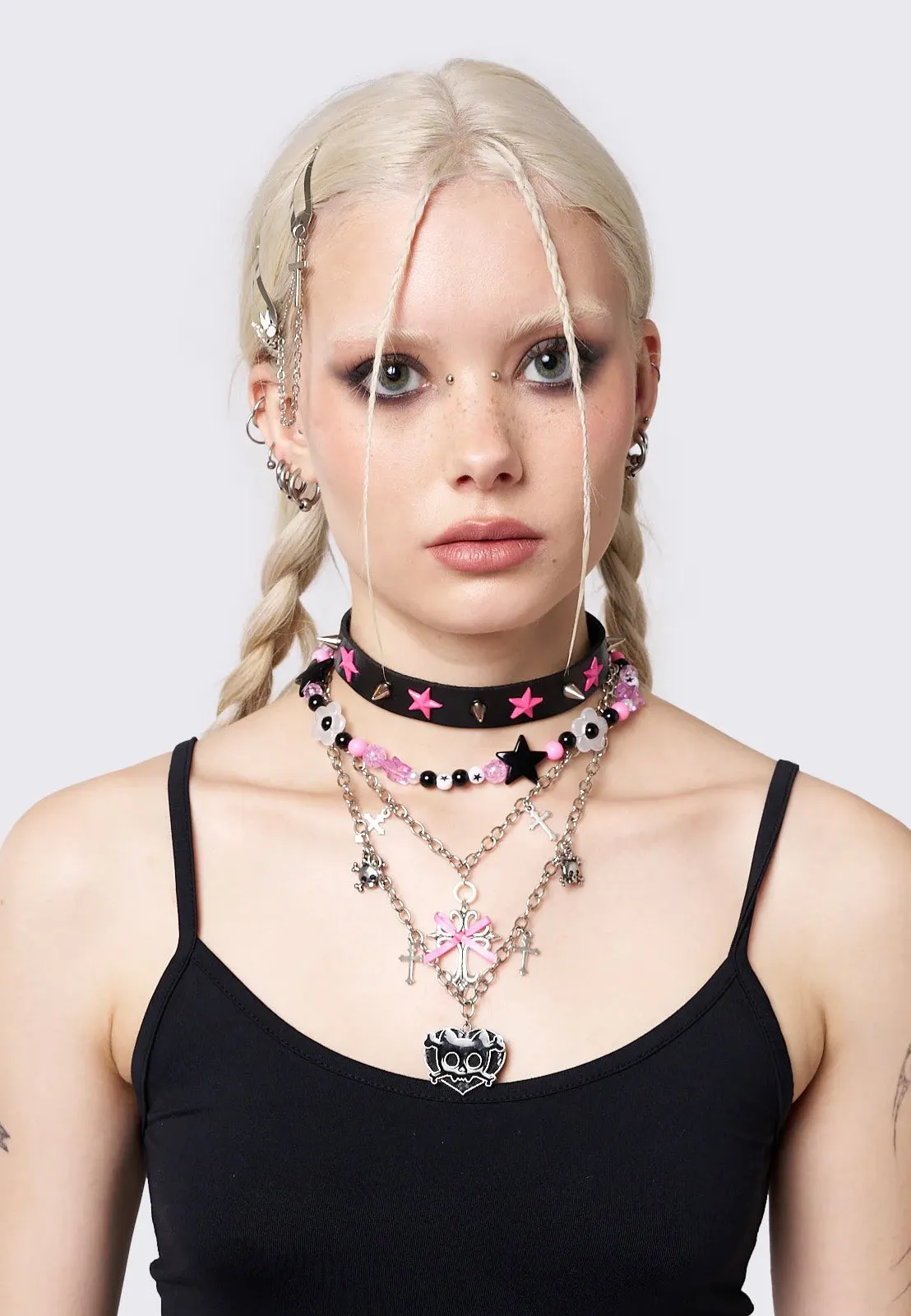 Minga London - Skeletal Passion Multichain Set of 4 - Necklace