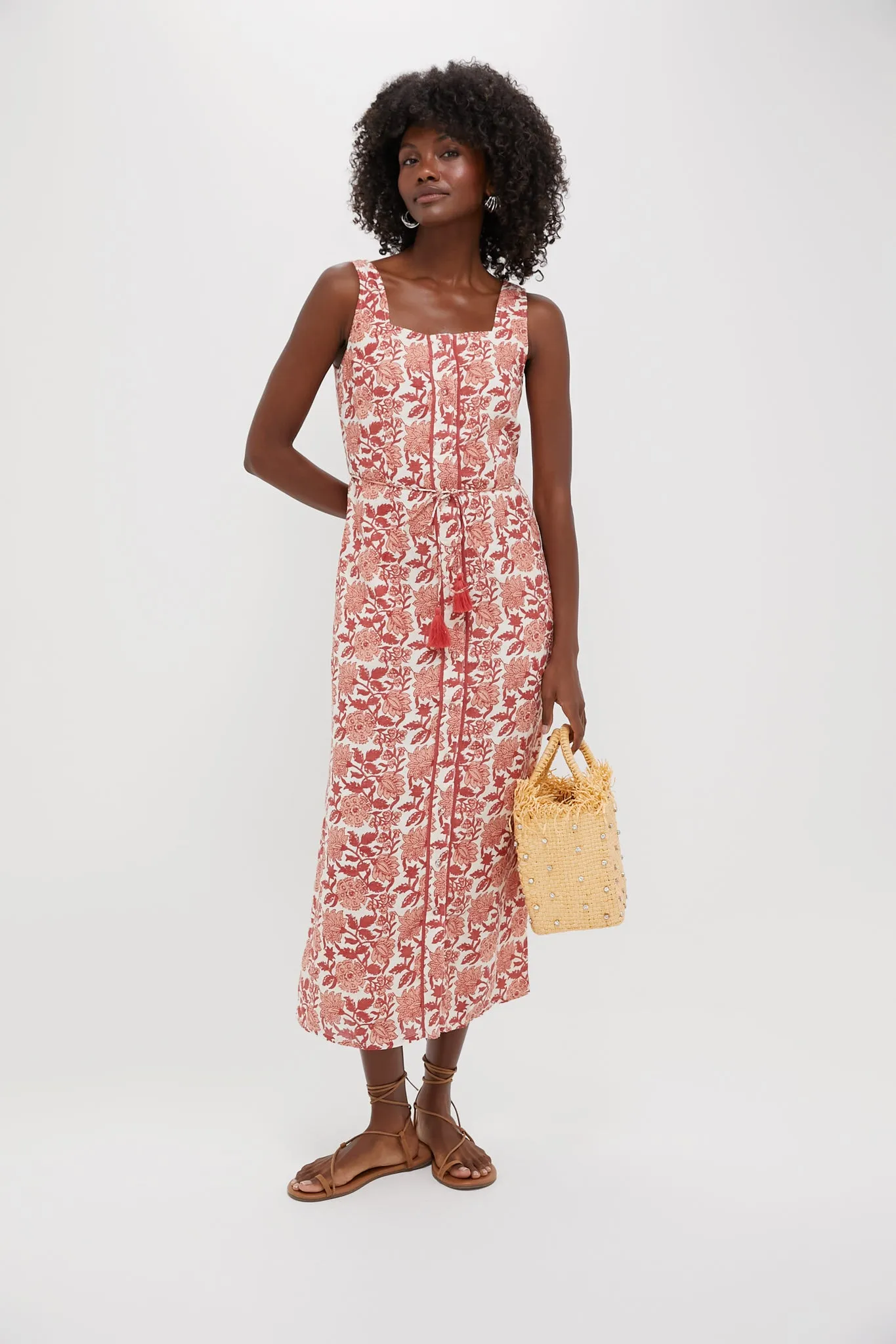Natural Check Mate Mini Top Handle Tote