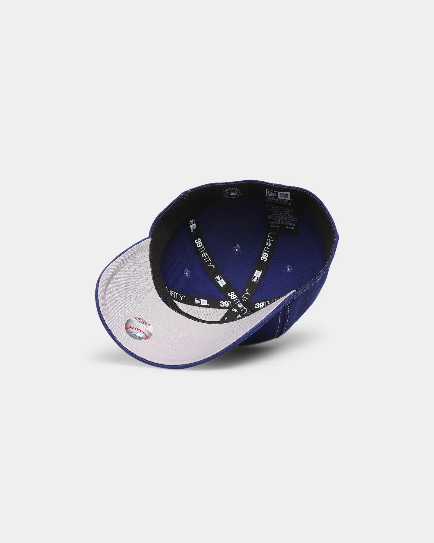 New Era Los Angeles Dodgers 'Contrast Stitch' 39THIRTY Stretch Fit Dark Royal